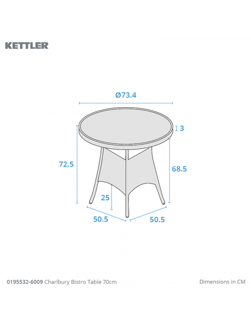 Kettler Charlbury Bistro Set