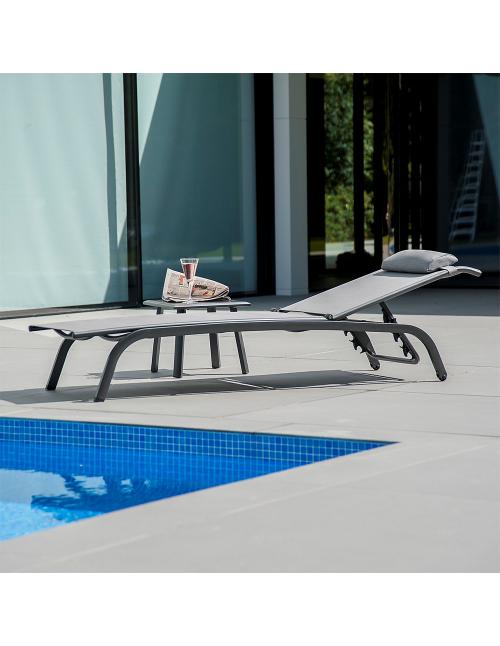 Alexander Rose Portofino Sunbed Side Table