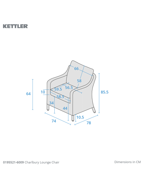 Kettler Charlbury Lounge Chair (Pair) with Seat...