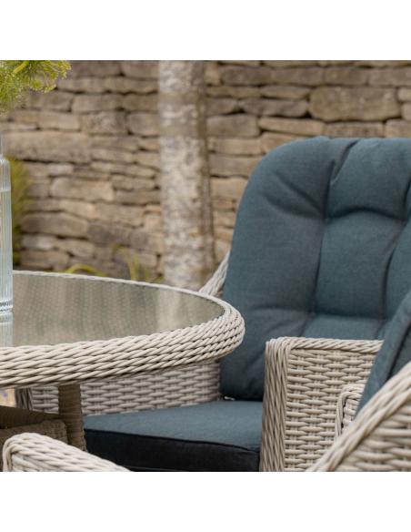 Bramblecrest Monterey Dove Grey 6 Seater Dining Set