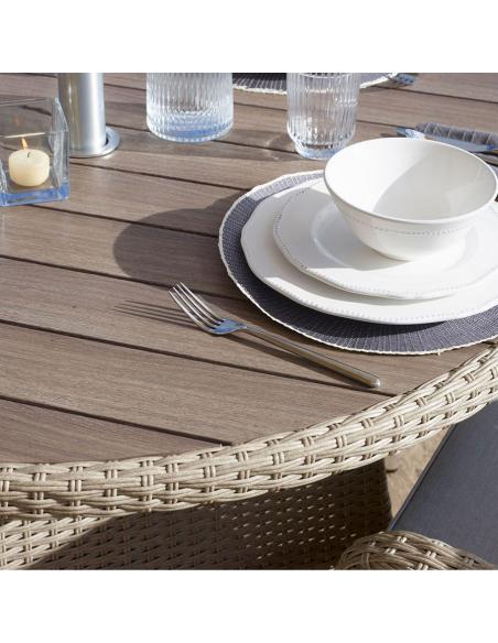 Bramblecrest Tetbury Nutmeg 4 Seater Dining Set