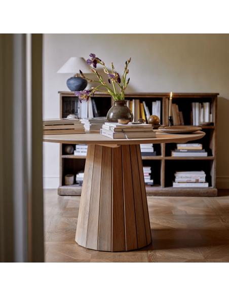 Neptune Stratford 4 Seater Round Oak Table