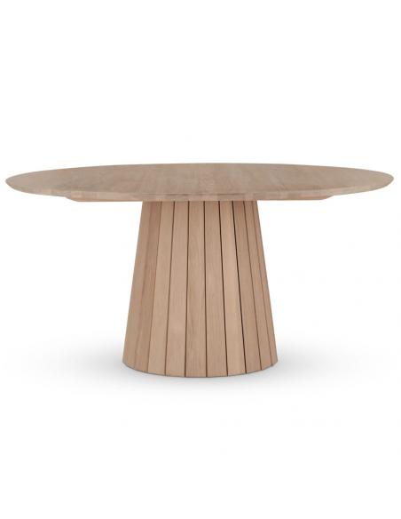 Neptune Stratford 6 Seater Round Oak Table