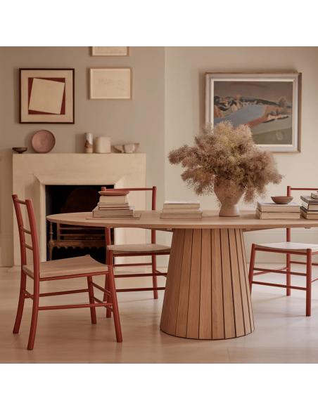 Neptune Stratford 6 Seat Oval Oak Dining Table