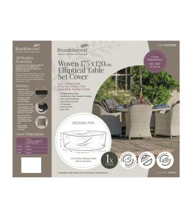 Bramblecrest 175 x 120cm Elliptical Table Set Cover FC0175EX