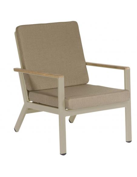 Barlow Tyrie Aura Lounge Chair - Champagne/Titanium
