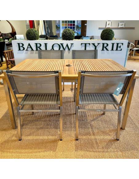Barlow Tyrie Equinox 4 Seater Dining Set - Ex Display Offer