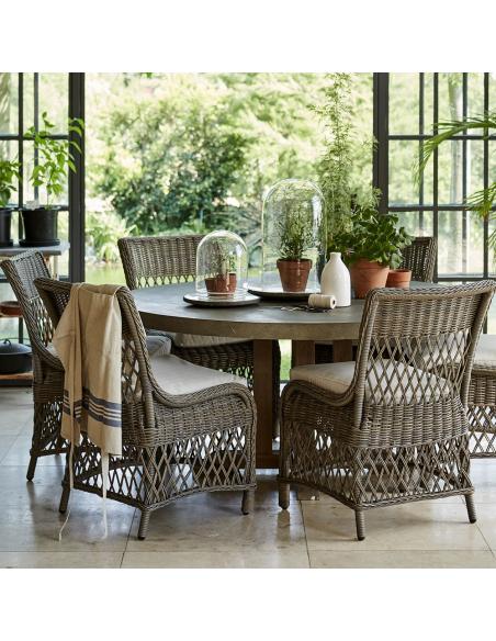 Neptune (Set of 2) Harrington Dining Chairs with Natural Cushion (Showroom Models)