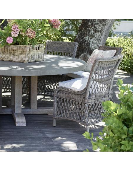 Neptune (Set of 6) Harrington Dining Chairs with Natural Cushion (Showroom Models)