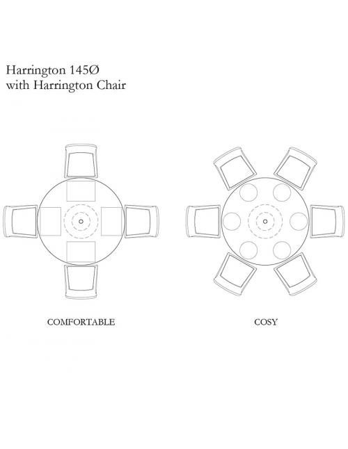 Neptune Harrington 6 Seater Round Table