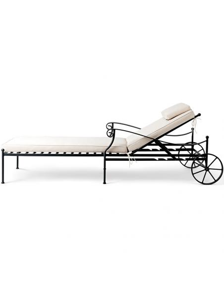Neptune Cheltenham Sunlounger with Natural Cushion