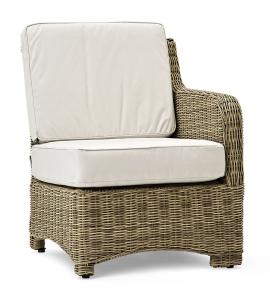 Neptune Compton Modular Left End Unit with Natural Cushions