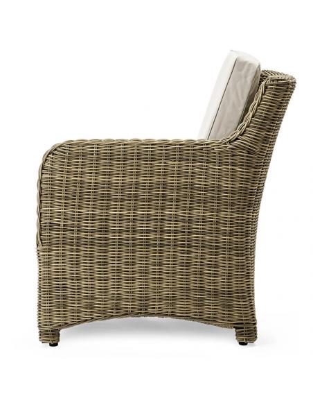 Neptune Compton Modular Left End Unit with Natural Cushions