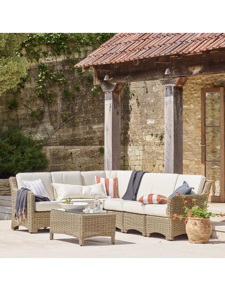 Neptune Compton Modular Right Arm Unit with Natural Cushions