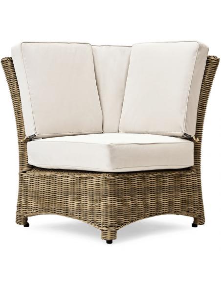 Neptune Compton Modular Corner Unit with Natural Cushions