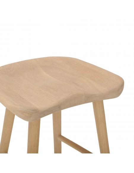 Neptune (Set of 2) Ludlow Bar Stool Natural Oak (Showroom Models)