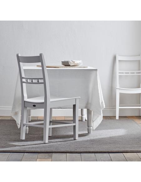 Neptune Suffolk Painted Dining Chair Silver Birch