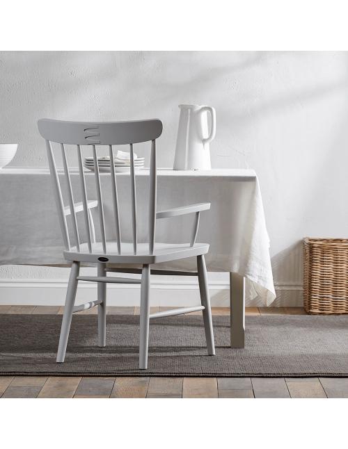 Neptune Wardley Painted Carver Chair in Shingle