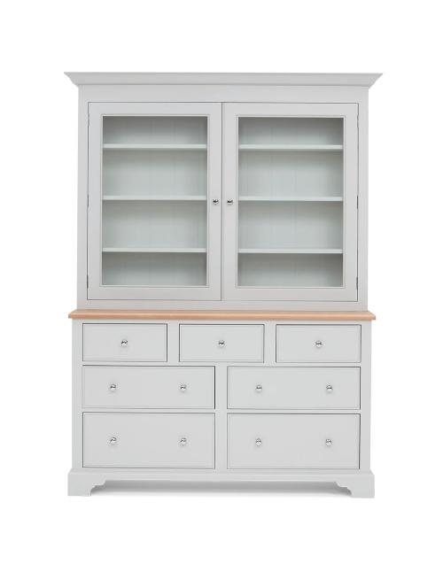 Neptune Chichester 5ft Glazed Rack Grand Dresser