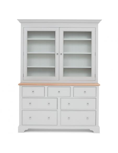 Neptune Chichester 5ft Glazed Rack Grand Dresser