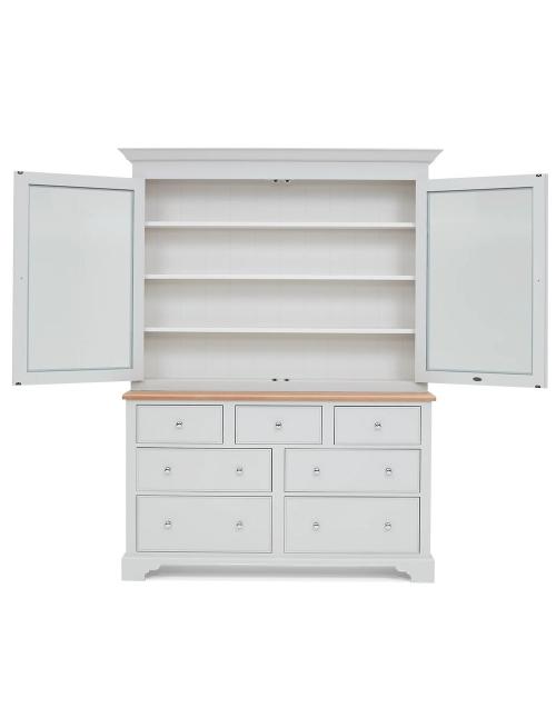 Neptune Chichester 5ft Glazed Rack Grand Dresser