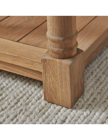 Neptune Edinburgh Rectangular Side Table - Vintage Oak