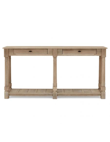 Neptune Edinburgh Large Console Table - Vintage Oak