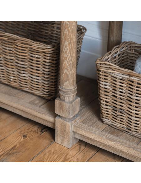 Neptune Edinburgh Large Console Table - Vintage Oak