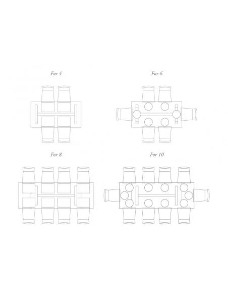 Neptune Arundel 6-10 Seater Extending Table