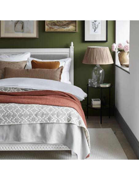 Neptune Larsson Upholstered Headboard Bed - Double