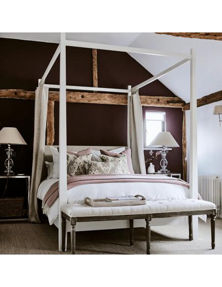 Neptune Wardley Painted Four Poster Bed - King