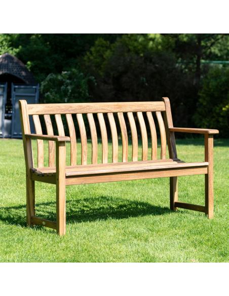 Alexander Rose Albany Broadfield 4ft Flat Arm Bench