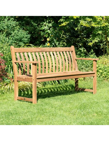 Alexander Rose Albany Broadfield 5ft Flat Arm Bench