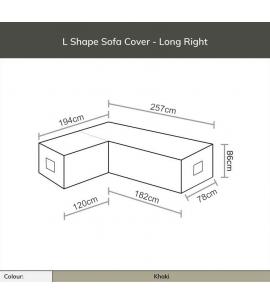 Bramblecrest L Shape Sofa Cover - Long Right