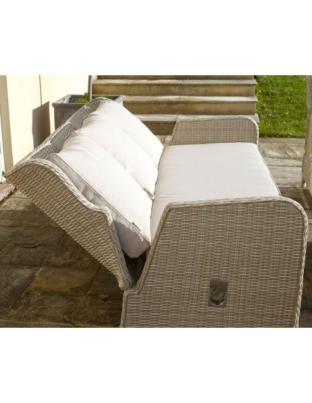Bramblecrest Chedworth Sandstone Reclining 3 Seat Sofa