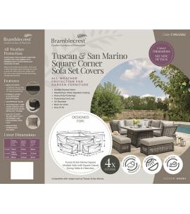 Bramblecrest Tuscan & San Marino Square Corner Sofa Set Covers CVALUSS2