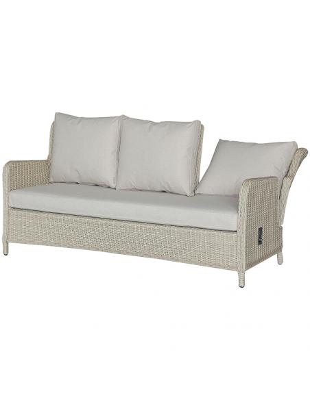 Bramblecrest Chedworth Sandstone Reclining 3 Seat Sofa