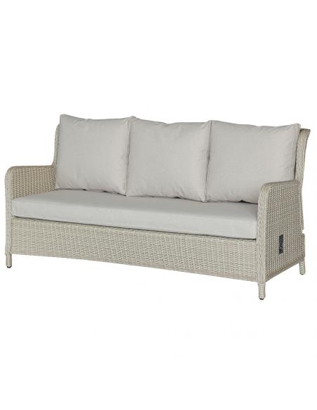 Bramblecrest Chedworth Sandstone Reclining 3 Seat Sofa