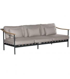 Barlow Tyrie Around Deep Seating Triple Seat – Forge Grey...