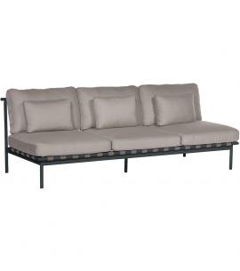 Barlow Tyrie Around Deep Seating Triple Seat – Forge Grey...