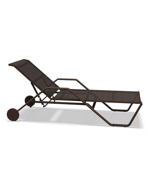 Gloster 180 Stacking Lounger - Java/Sepia