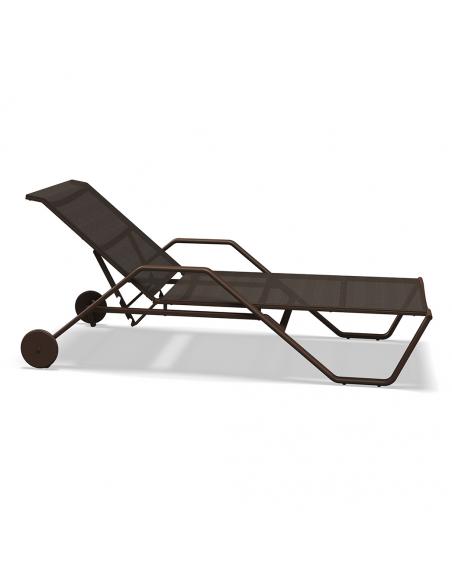 Gloster 180 Stacking Lounger - Java/Sepia