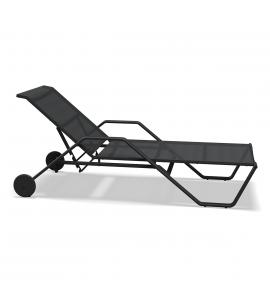 Gloster 180 Stacking Lounger - Meteor/Anthracite