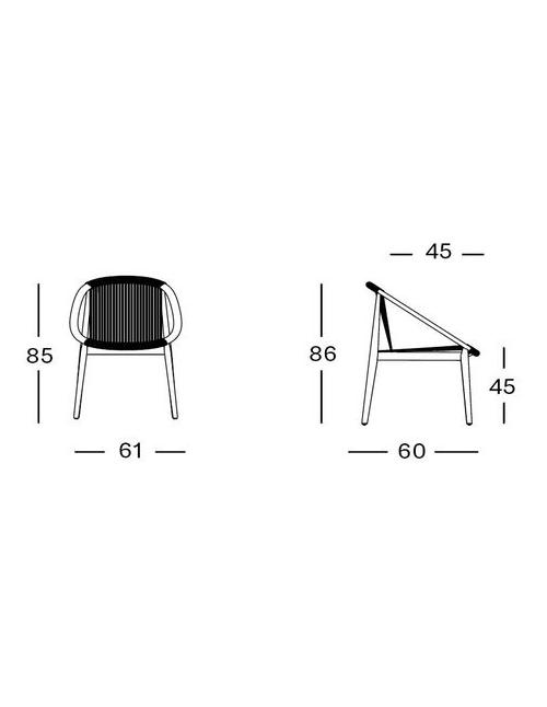 Vincent Sheppard Frida Dining Chair Anthracite