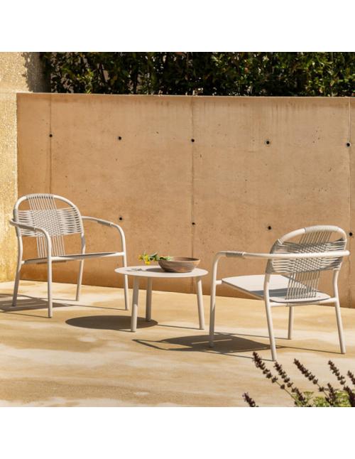 Vincent Sheppard 60cm Lilo Side Table - Dune White