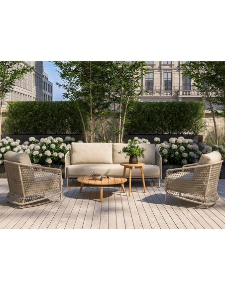 4 Seasons Outdoor Puccini 3 seater living bench