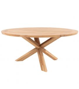 4 Seasons Outdoor Prado 160cm Round Table with Teak Legs