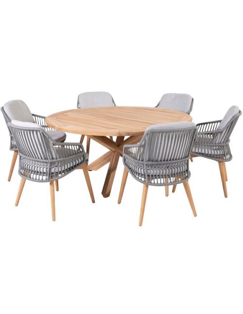 4 Seasons Outdoor Prado 160cm Round Table with...