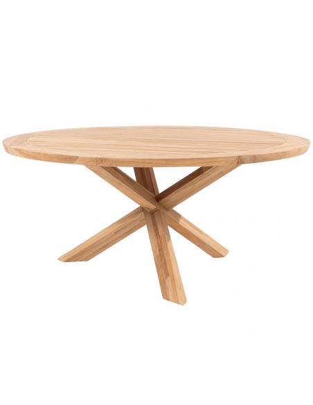 4 Seasons Outdoor Puccini 6 Seater Dining Set with Prado 160cm Teak Table