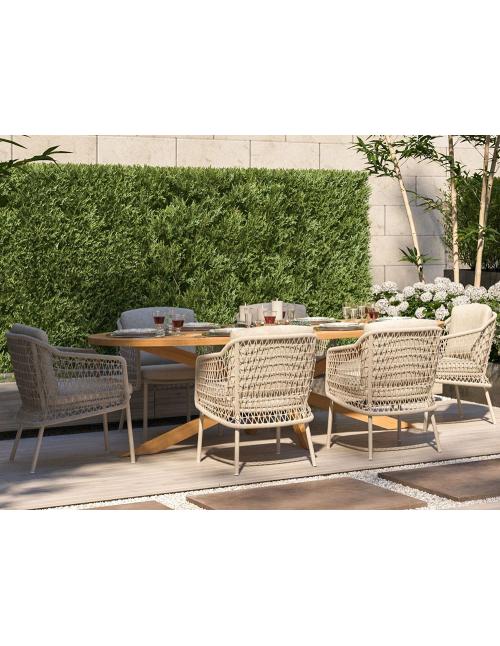 4 Seasons Outdoor Puccini 6 Seater Dining Set...